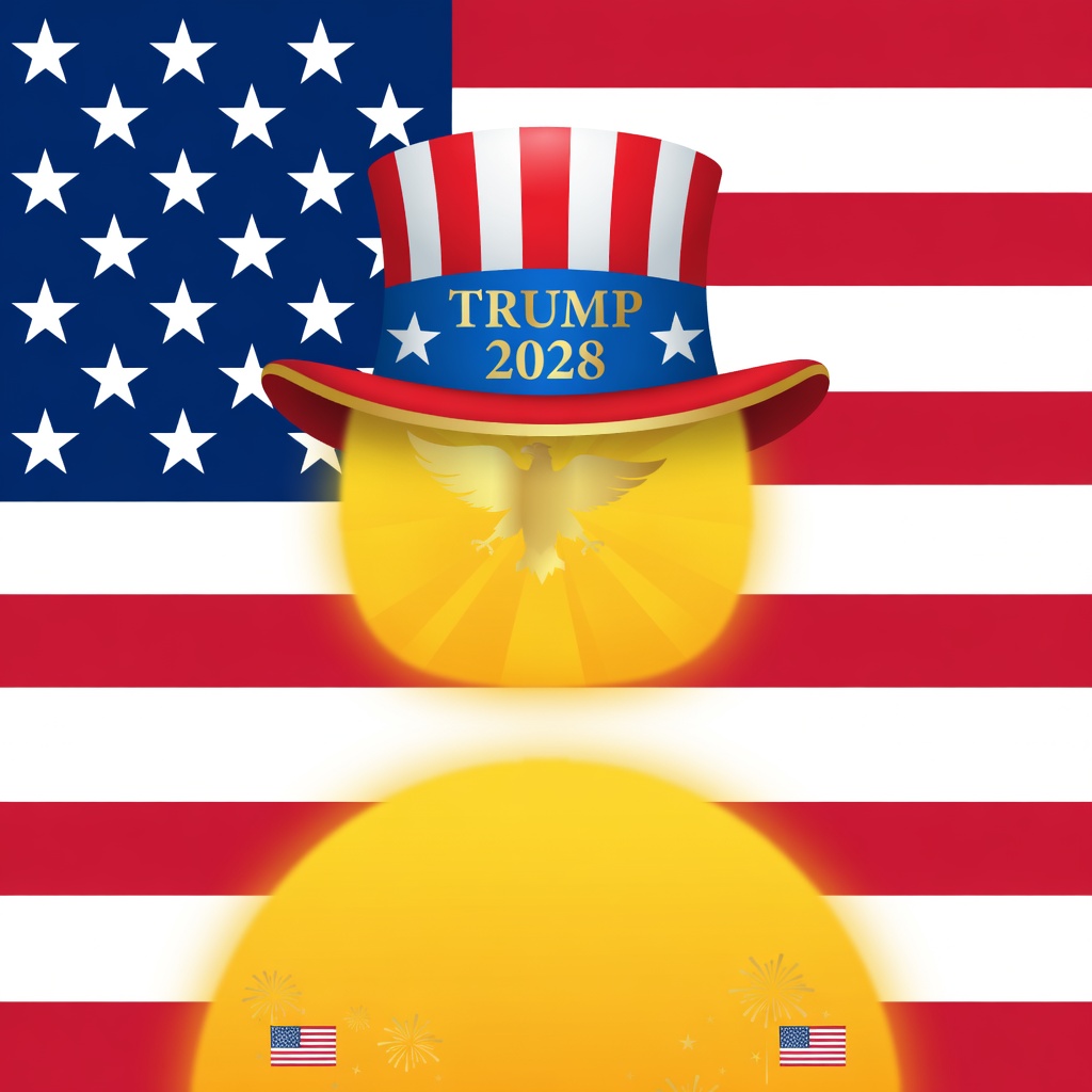 TRUMP 2028 Golden Orb